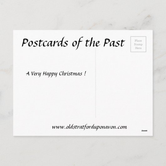 Carte postale de Noël (Dos)