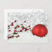 Carte postale de Noël (Devant / Derrière)