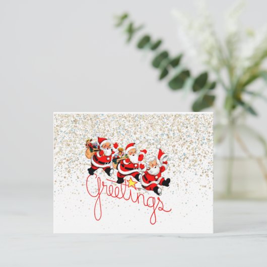 Carte postale de Noël (Debout devant)