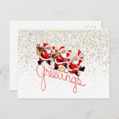 Carte postale de Noël (Devant / Derrière)