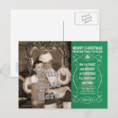 Carte postale de Noël (Devant / Derrière)