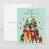 Carte postale de Noël (Devant / Derrière)