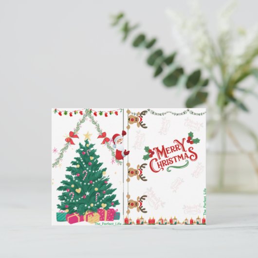 Carte postale de Noël (Debout devant)