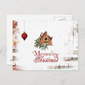 carte postale de Noël (Devant / Derrière)