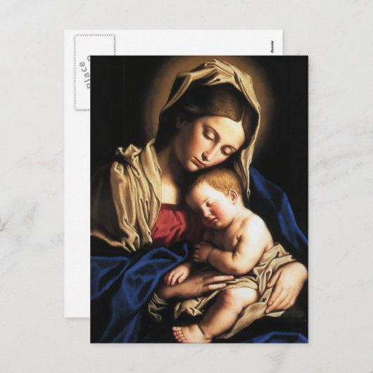 Carte postale de Noël (Devant / Derrière)