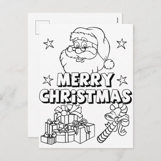 Carte postale de Noël (Devant / Derrière)