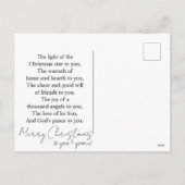 Carte postale de Noël (Dos)