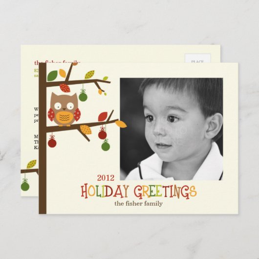 Carte postale de Noël (Devant / Derrière)