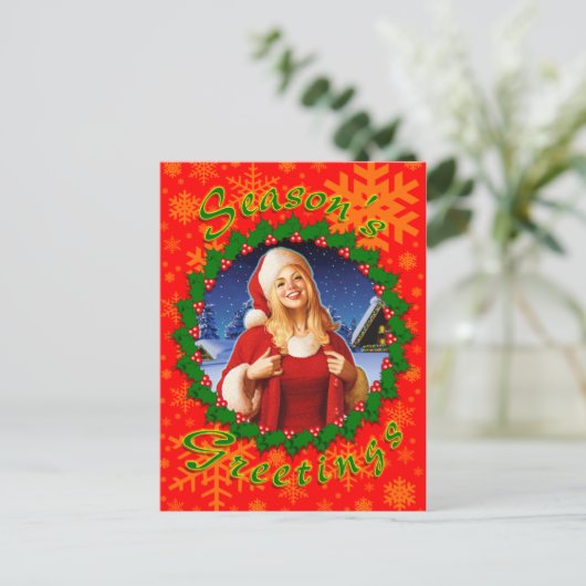 Carte postale de Noël (Debout devant)