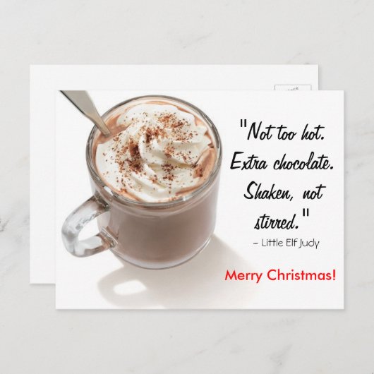 Carte postale de Noël (Devant / Derrière)