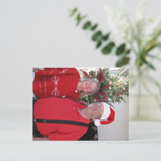 Carte postale de Noël (Debout devant)