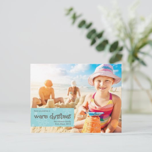 Carte postale de Noël (Debout devant)