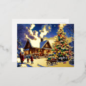 Carte postale de Noël (Recto/Verso)