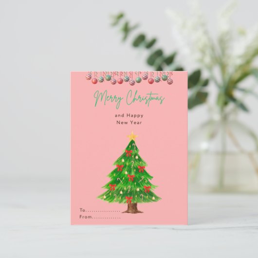 Carte postale de Noël (Debout devant)