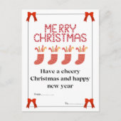 Carte postale de Noël (Devant)