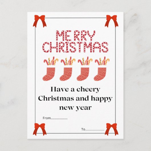 Carte postale de Noël (Devant)