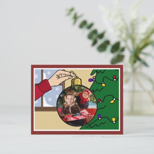 Carte postale de Noël (Debout devant)