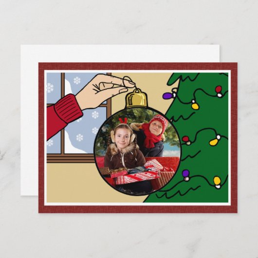 Carte postale de Noël (Devant / Derrière)