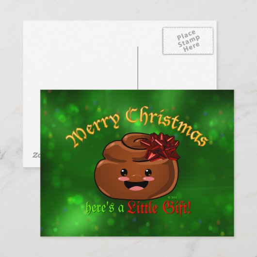 Carte postale de Noël (Devant / Derrière)