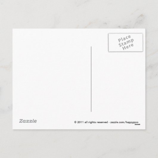 Carte postale de Noël (Dos)