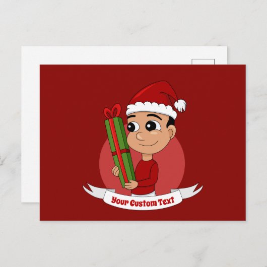 Carte postale de Noël (Devant / Derrière)