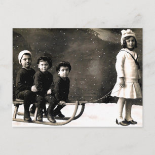 Carte postale de Noël 1920