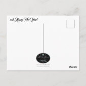 Carte postale de Noël à l'aigle chauve (Dos)