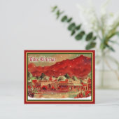 Carte postale de Noël à l'ancienne Tubac (Debout devant)