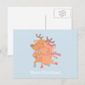 Carte postale de Noël à l'occasion de Noël (Devant / Derrière)