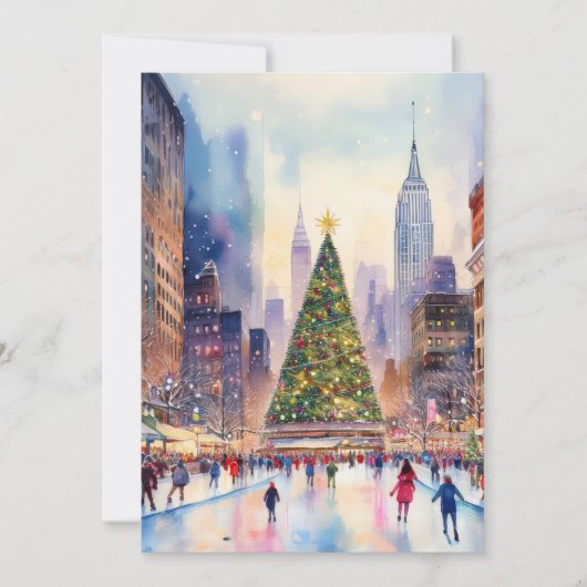 Carte postale de Noël à New York (Devant)