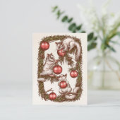 Carte postale de Noël à sucre (Debout devant)