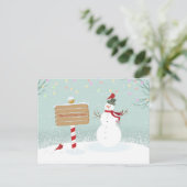 Carte postale de Noël adorable (Debout devant)