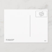 Carte postale de Noël Amaryllis (Dos)