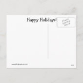 Carte postale de Noël amusant (Dos)