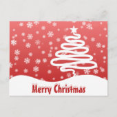 Carte postale de Noël blanc (Devant)