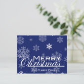 Carte postale de Noël Bonnes Fêtes (Debout devant)