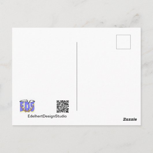 Carte postale de Noël brillant d'or (Dos)