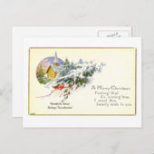 Carte postale de Noël (CA 1920) (Devant / Derrière)