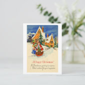 Carte postale de Noël (CA 1920) (Debout devant)
