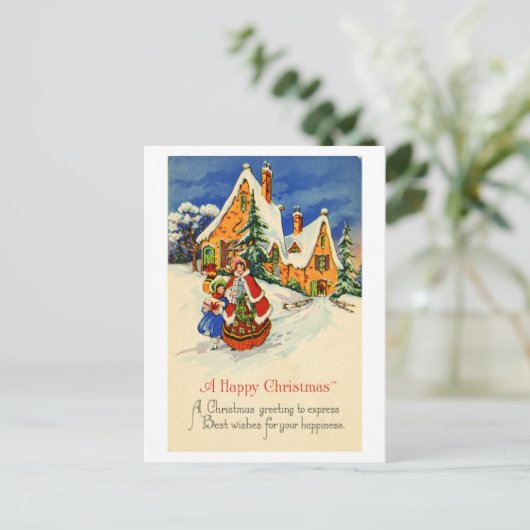Carte postale de Noël (CA 1920) (Debout devant)