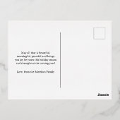 Carte postale de Noël, carte postale Foil (Verso)