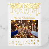 Carte postale de Noël, carte postale Foil (Recto)