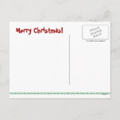 Carte postale de Noël Chihuahua (Dos)