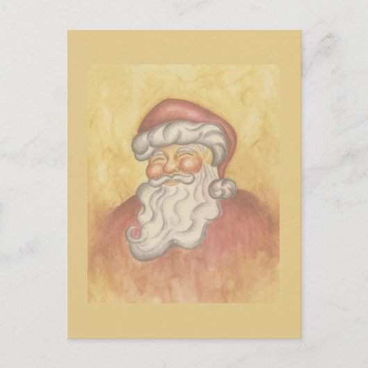 Carte postale de Noël classique du Père Noël (Devant)