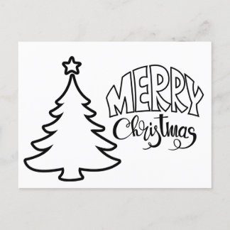 Carte postale de Noël - couleur et envoyer