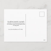 Carte postale de Noël, Cupcake de Noël (Dos)
