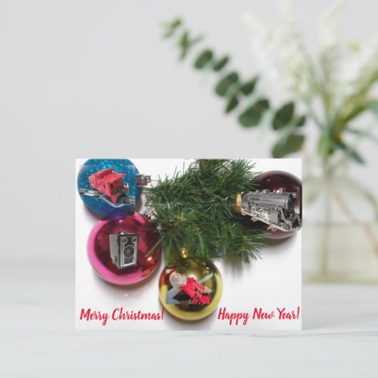 Carte postale de Noël d'amour (Debout devant)