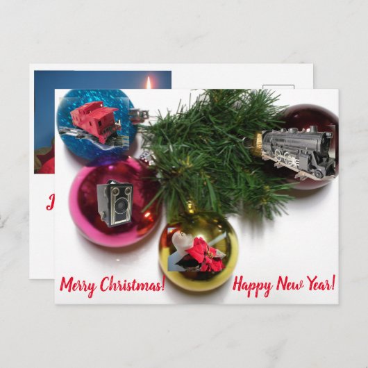 Carte postale de Noël d'amour (Devant / Derrière)