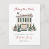 Carte postale de Noël dans les nouvelles salles (Devant)