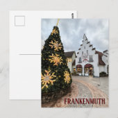Carte postale de Noël de Frankenmuth Michigan (Devant / Derrière)